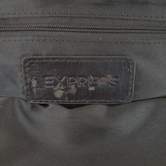 Express Women's Black Sequin Shoulder Clutch Purse with Kiss lock Closure. - Picture 3 of 6